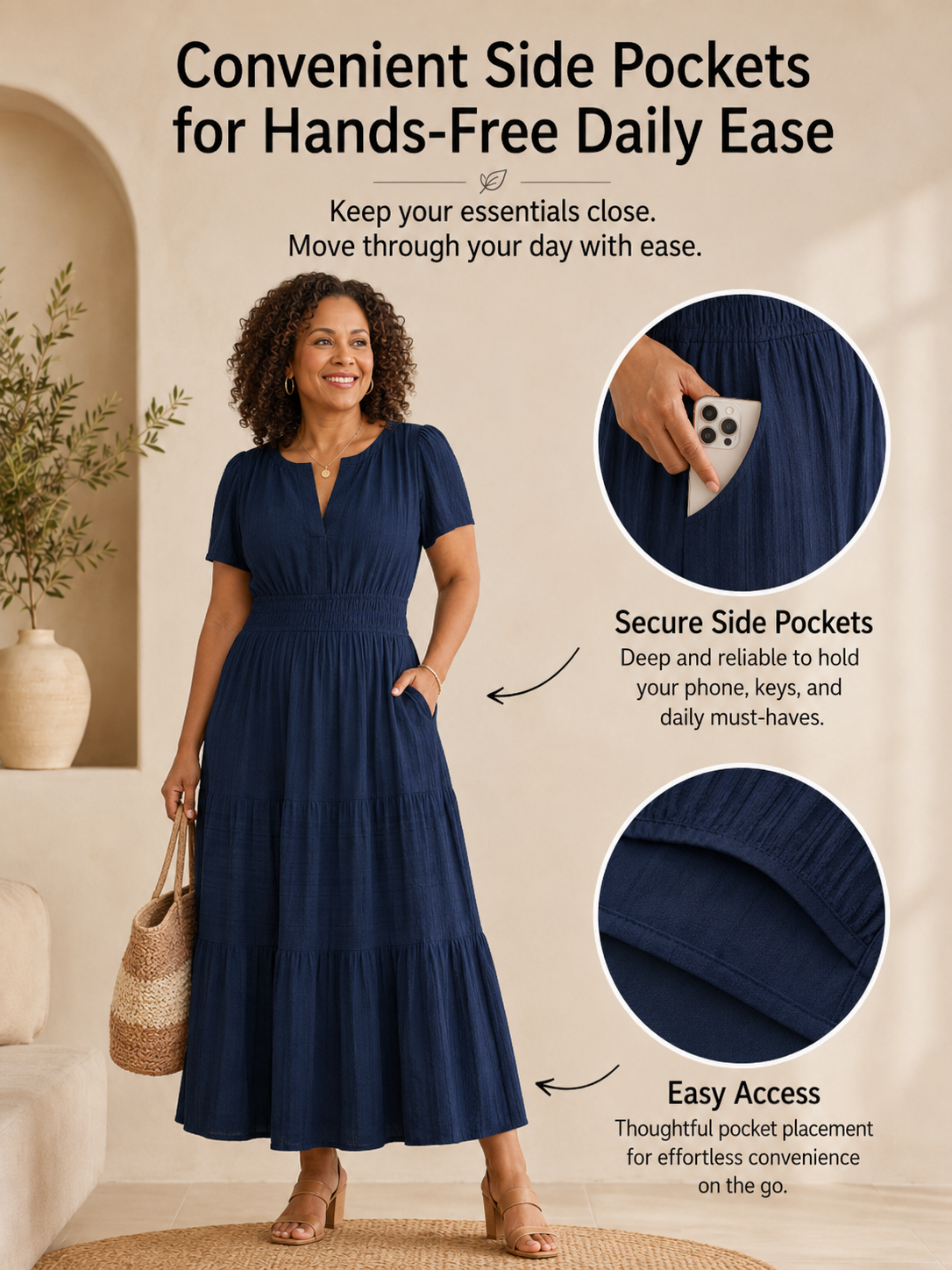 Hands-Free Daily Ease Side Pockets