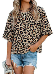 Women's Casual Crewneck Half Sleeve T-Shirts