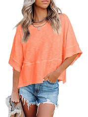 Women's Casual Crewneck Half Sleeve T-Shirts