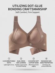 Comfortable Ribbed Wire-Free Support Bra