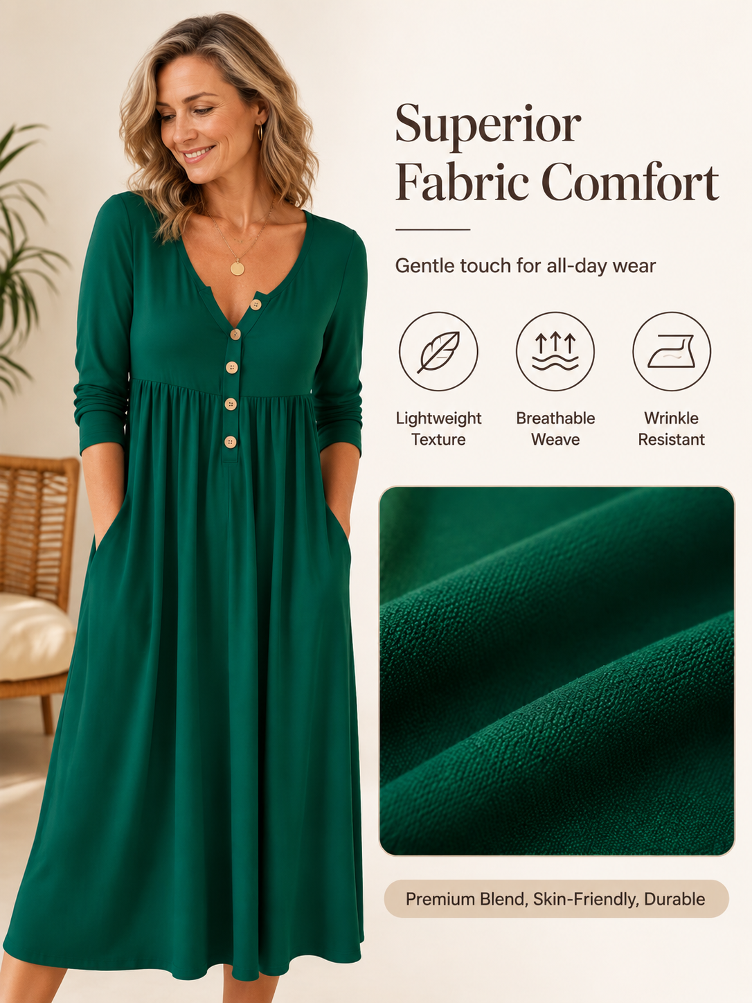 Waist-Cinching Dress With Heart Decoration