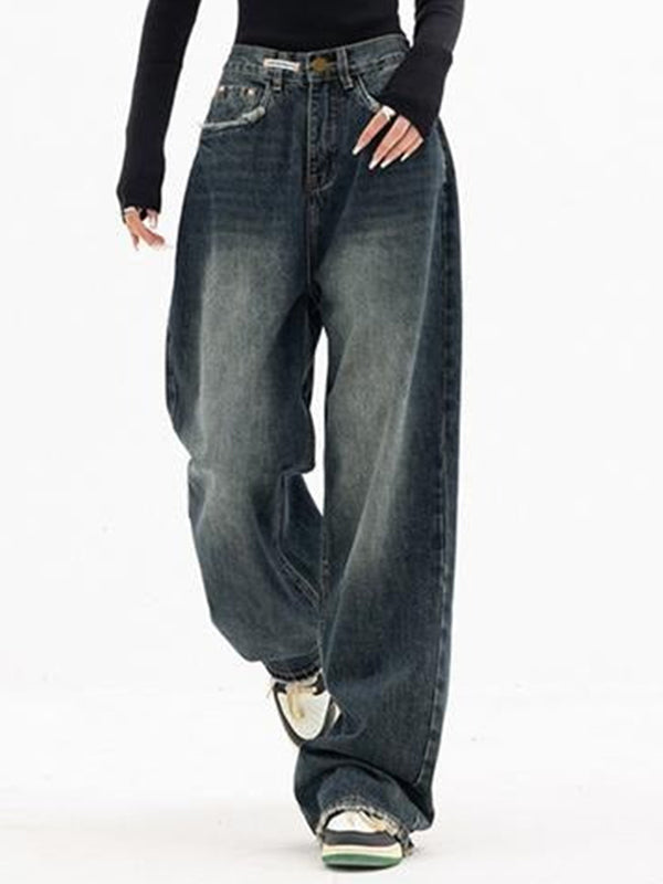 Dark Wash Vintage Baggy Jeans