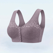 Front Closure Breathable Cotton Lifting Bra