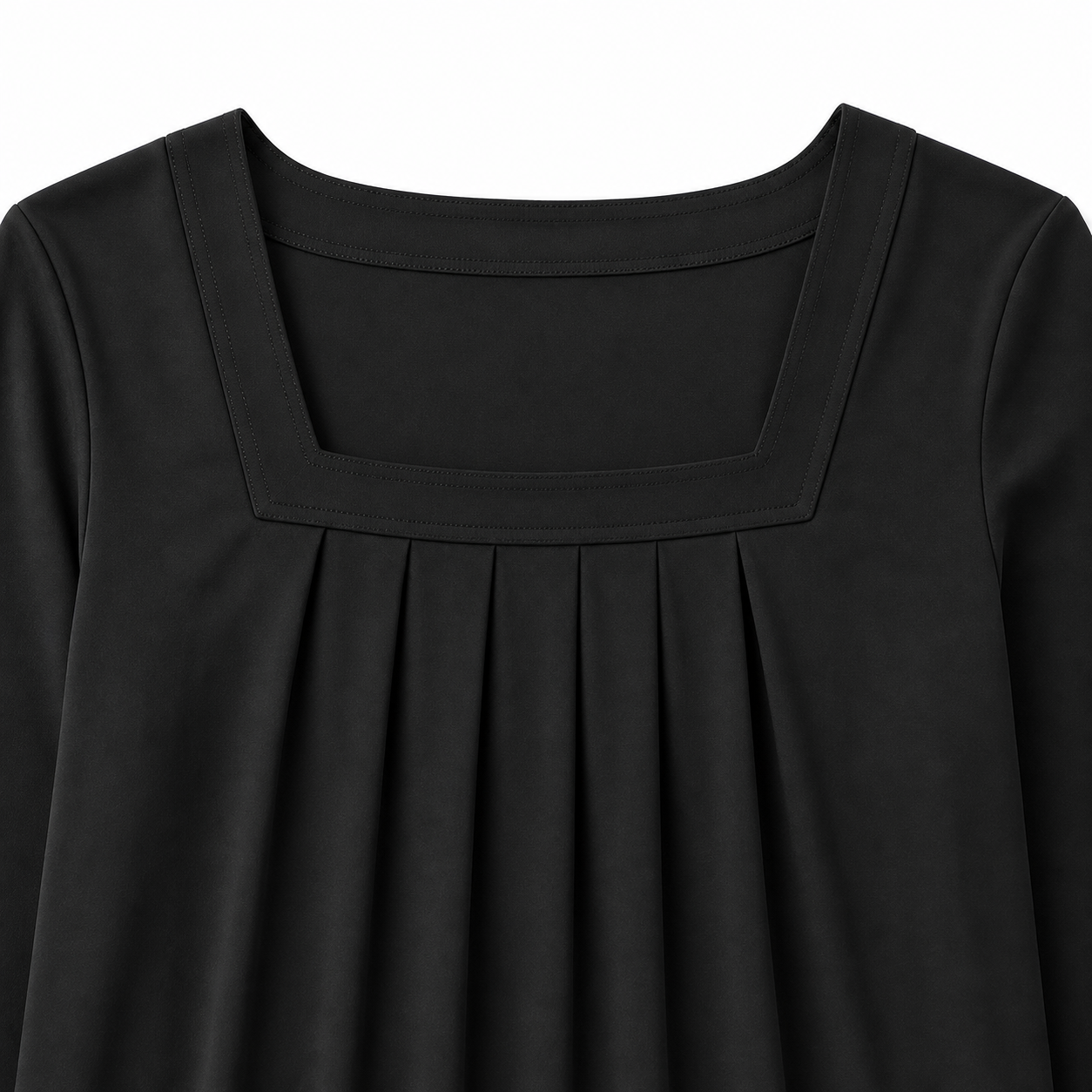 Flattering Square Neckline