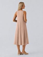 Loose Camisole Dress with Built-in Bra