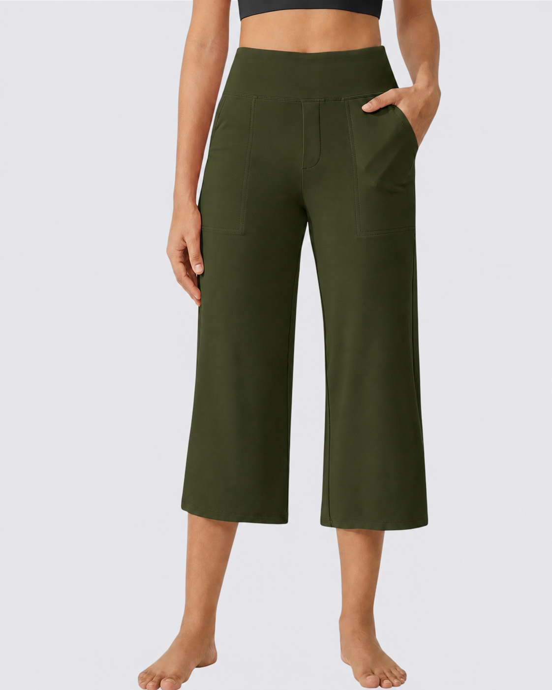 Women Wide Leg Yoga Pants with Pockets