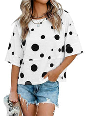Women's Casual Crewneck Half Sleeve T-Shirts