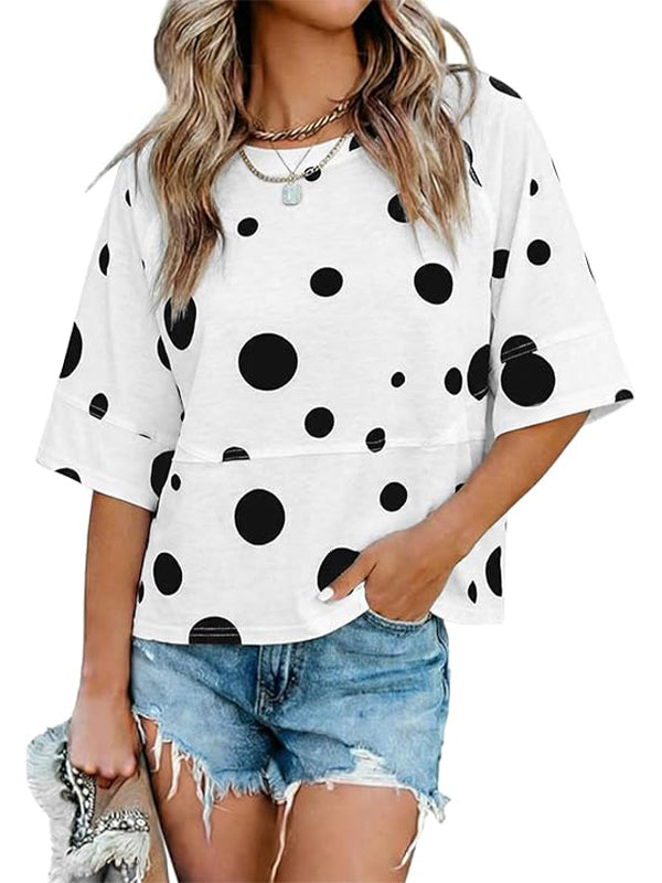 Women's Casual Crewneck Half Sleeve T-Shirts
