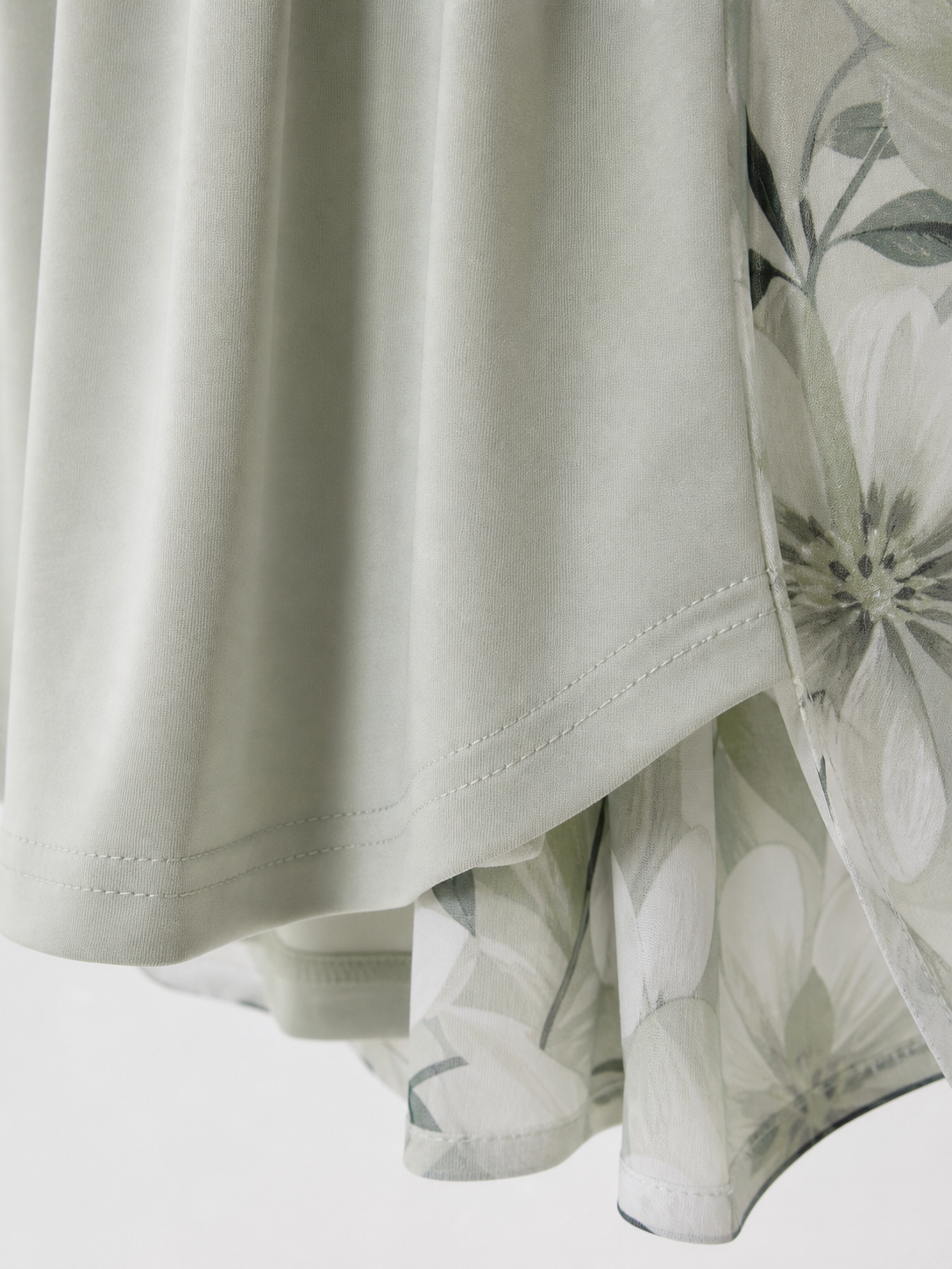 Chic Faux-Hem Layering