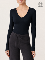 Essential V-neck Slimming Bra Top