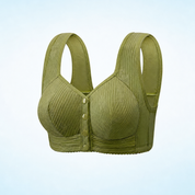 Front Closure Breathable Cotton Lifting Bra