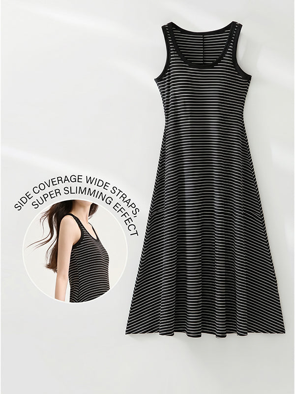 Built-in bra cooling-feel dress