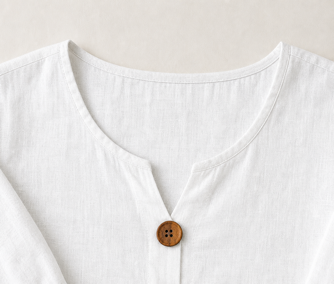 Flattering V-Neck Silhouette