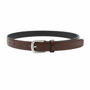 EMMIOL Cool Y2K Belt Women Black bb Belt Silver Buckle Oval D Ring Star Belts Trendy Streetwear Punk for Jeans