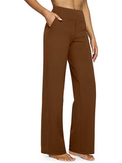 Loose High-Waist Stretch Casual Pants