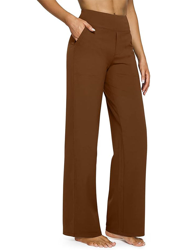 Loose High-Waist Stretch Casual Pants
