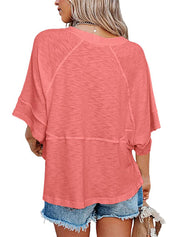 Women's Casual Crewneck Half Sleeve T-Shirts