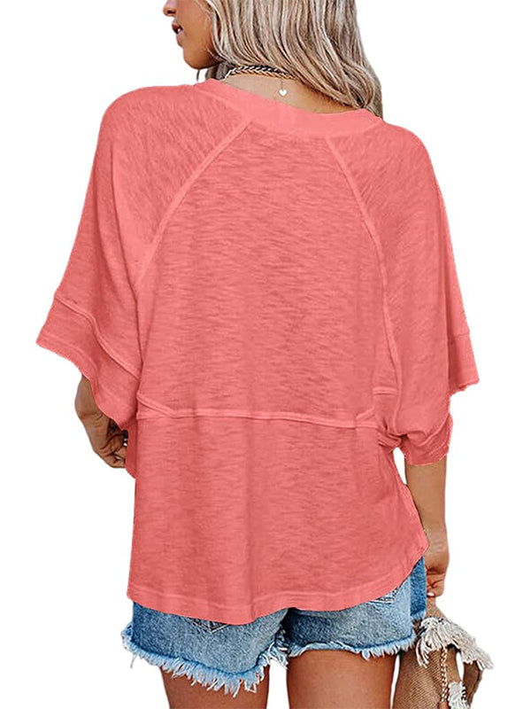Women's Casual Crewneck Half Sleeve T-Shirts