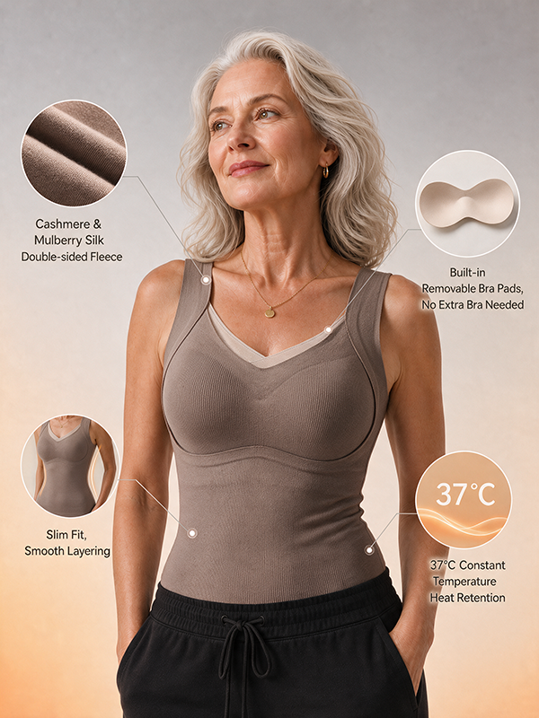 Contrast Lace V-Neck Built-in Bra Tank Top