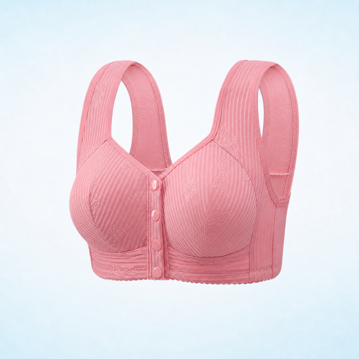 Front Closure Breathable Cotton Lifting Bra