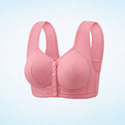 Front Closure Breathable Cotton Lifting Bra