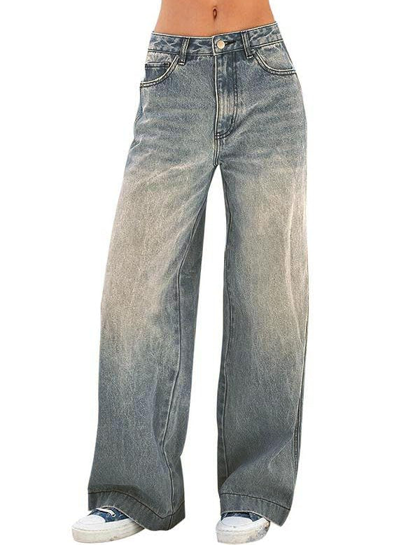 Comfort-Flex Wide Leg Jeans