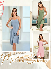 Adjustable Strap Dress Built-in Bra