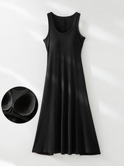 Built-in bra cooling-feel dress