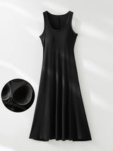 Built-in bra cooling-feel dress