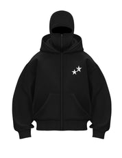 EMMIOL Balaclava Hoodies Full Zip Up Oversized Sweatshirt Y2K Hoodie | Balaclava Trendy Hoodie, Sweatshirts with Pockets Long Sleeve, Y2K Style, Casual Zipper Jackets, Fall Fashion Outfits