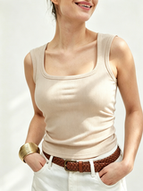 Padded Bra-Style Tank Top