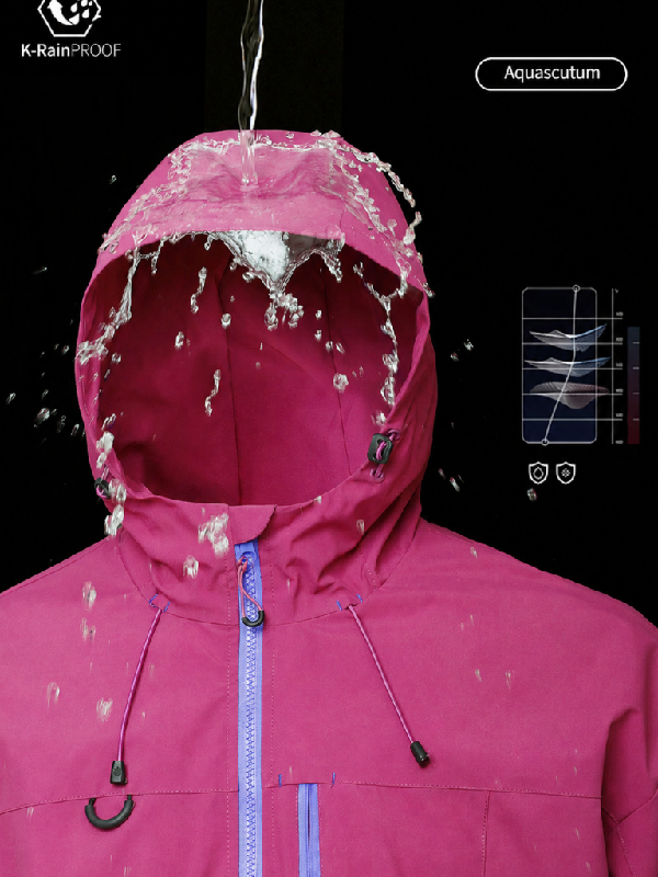 Unisex Lightweight Hiking Jacket – Waterproof, Hooded & Packable