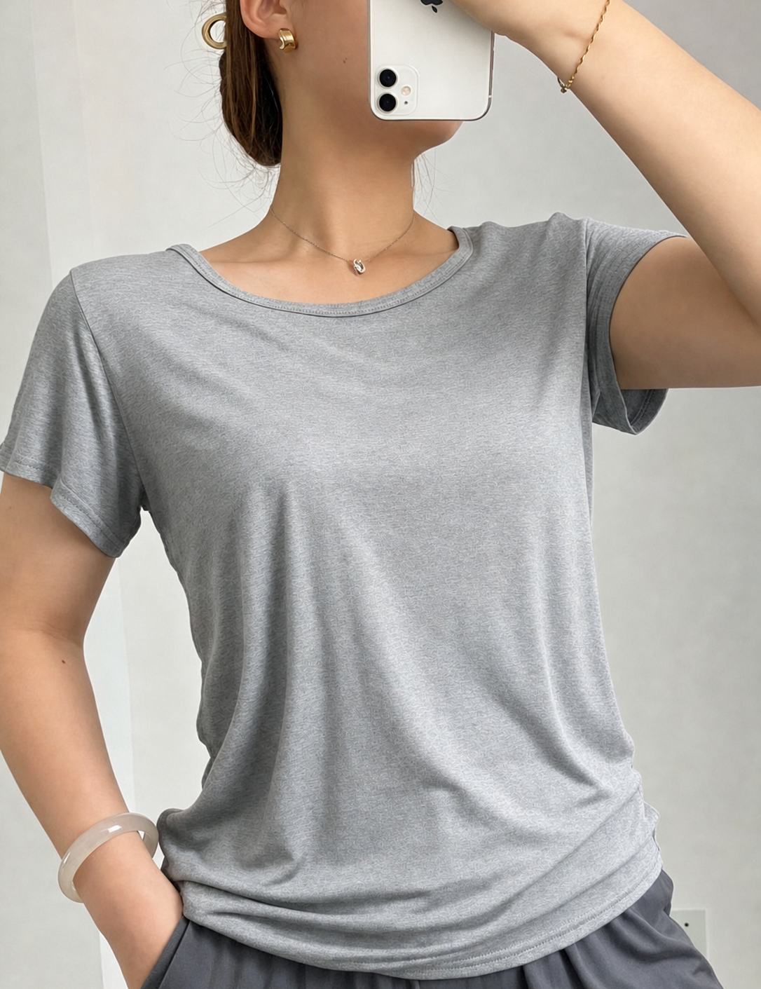 Modal Built-In Pads Short Sleeve