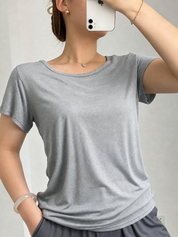 Modal Built-In Pads Short Sleeve