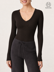 Essential V-neck Slimming Bra Top