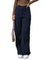 EMMIOL Corduroy Wide Leg Pants Women Casual Winter 2025 Elastic Waist Vintage Loose Trousers with Pockets