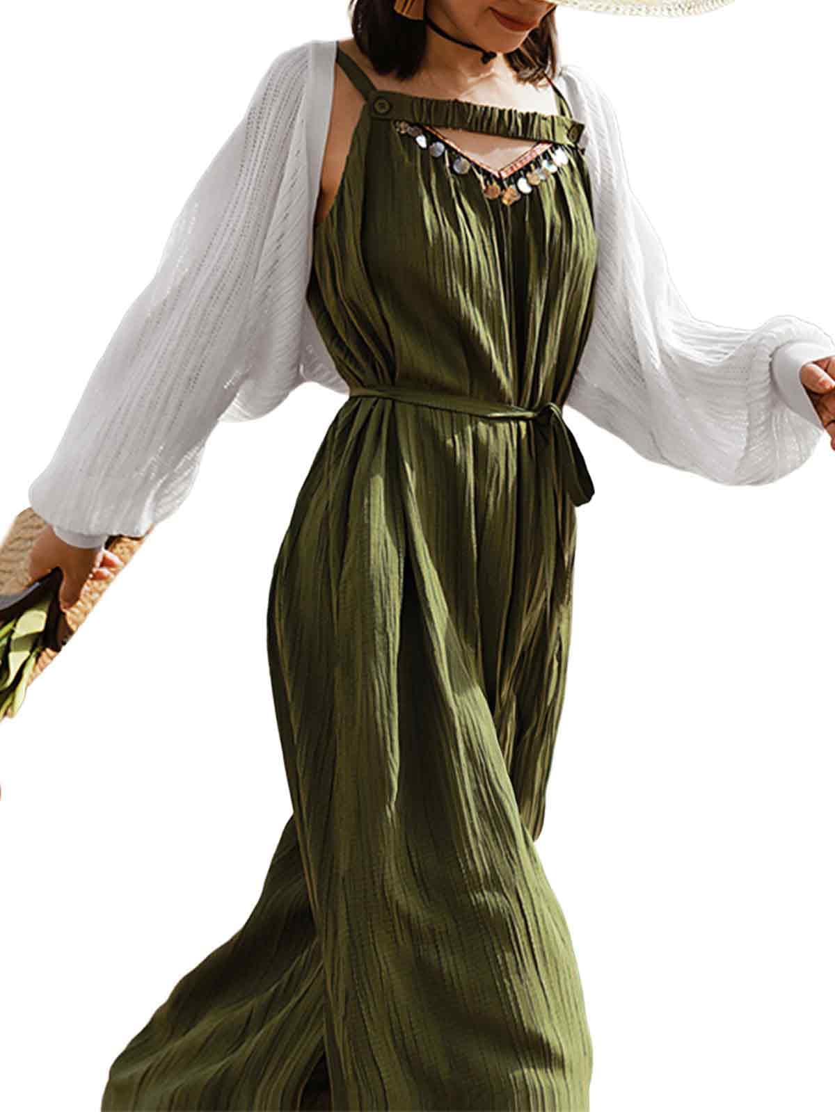 JOKELAMB Women Bolero Shrug Cropped Cardigan 3/4 Sleeve Shrugs for Dresses