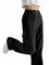 EMMIOL High-Waisted Corduroy Pants for Women, Bootcut Wide Leg Baggy | Cargo Vintage Style,Trousers Pants for women, Loose Fit, Adjustable Waist Buckle, Side Pocket,Trouser in Dark Brown Black