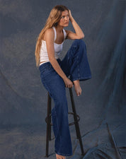 EMMIOL Low Rise Baggy Jeans for Women, Straight Leg Vintage Y2K Denim Pants | Low Waist, Wide Leg Jeans, Boyfriend Jeans for Women, Loose Fit Streetwear, 2026 Fashion Trendy Outfits