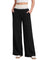 EMMIOL Wide Leg Sweatpants Women Foldover Lace Trim Baggy Lounge Pants | Stretchy Yoga Pants,Y2K Look,Back to School Outfits