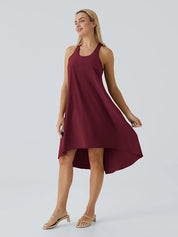 Racerback Side Pocket Quick Dry Casual Dress