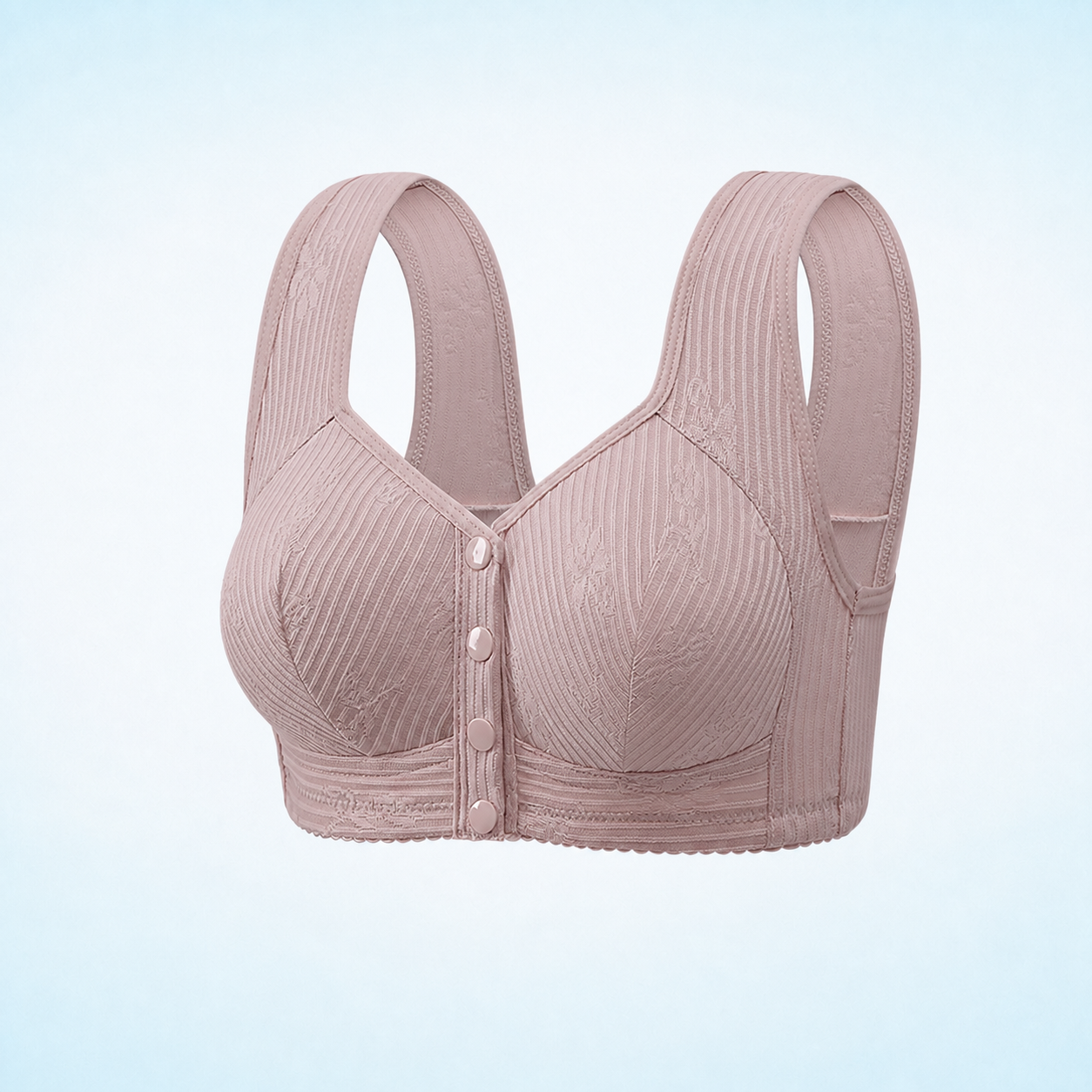Front Closure Breathable Cotton Lifting Bra