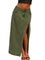 Jean Skirts for Women Maxi Side Slit Summer Trendy Denim Long Skirt | Women's Denim Maxi Skirt Sexy Skirts Long Jean Skirt High Waist Casual Street Wear Skirts 2026 Summer Dress