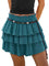 Women's Flowy Skort Skirt Tiered Ruffle Hem Mid Waist Summer Mini Skirt | Going Out Skirts Soft Stretchy Breathable Fabric Casual Bohemian Mini Shorts 2026 Summer Shorts