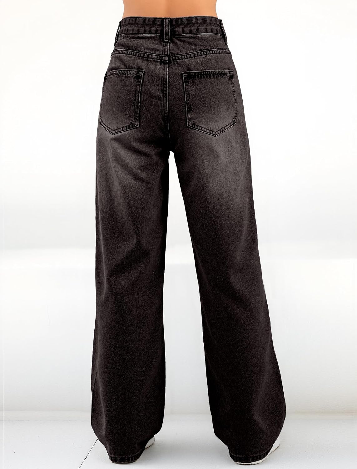Women Baggy Jeans High Waisted Loose Fit Vintage Oversized Wide Leg Long Denim Pants Trousers