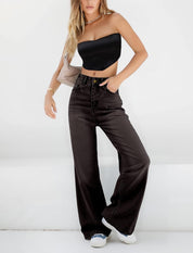 Women Baggy Jeans High Waisted Loose Fit Vintage Oversized Wide Leg Long Denim Pants Trousers