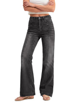 High Waisted Bootcut Flare Denim Pants