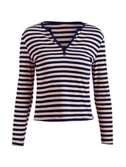 Womens Lace Long Sleeve Top Paneled Henley Shirts Y2k 2000s Fitted Going Out Tops Blouse