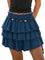Women's Flowy Skort Skirt Tiered Ruffle Hem Mid Waist Summer Mini Skirt | Going Out Skirts Soft Stretchy Breathable Fabric Casual Bohemian Mini Shorts 2026 Summer Shorts
