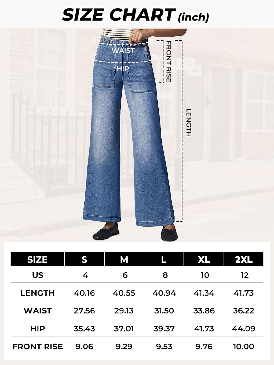 Baggy Jeans Women Straight Leg Mid Rise Boyfriend Wide Leg High Waisted Cute Trendy Y2K Loose Fit Pants Stretchy